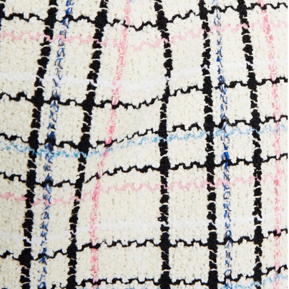 NWT Maje Jianey checked bouclé-tweed mini skirt 36 - Picture 6 of 6
